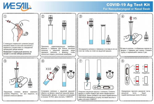 Экспресс тест на наличие антигена SARS-CoV-2 «COVID-19 Ag